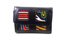 Foldable Leather & Kuna purse