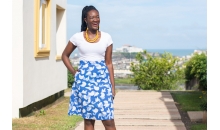 Hand Print Volta Skirt