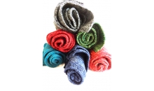 Knitted woollen traditional scarf