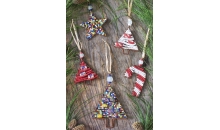 Recycled Glass beads Ornaments Small
