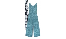 Organic cotton Hand printed  batik Jumpsuit