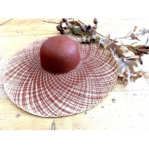 Panama Pava Queen Wide brim Round top 