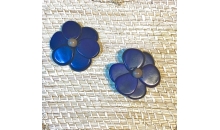 Tagua slices Small Flower Brooche